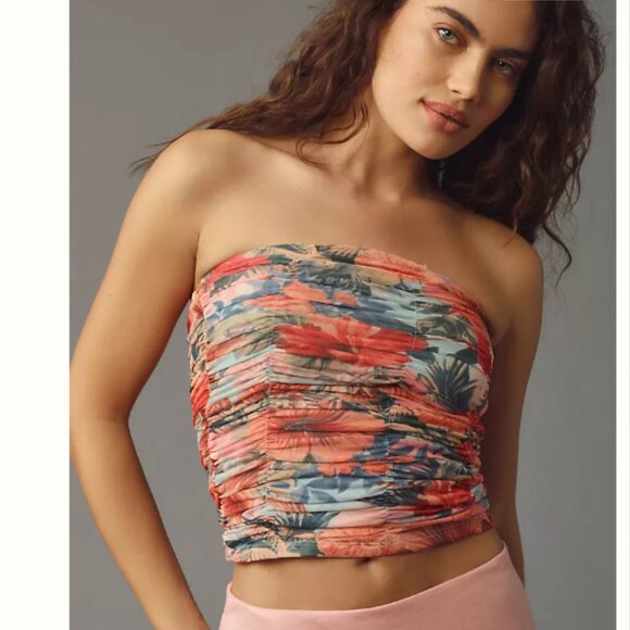 Brand New Pilcro Textured Tube Top - Picture 3 of 10
